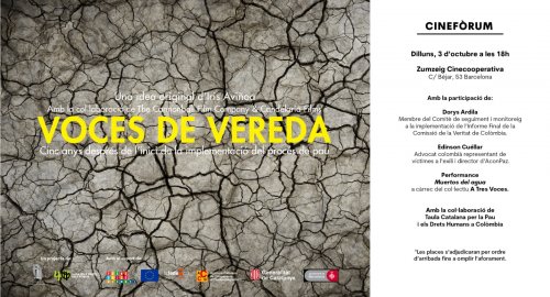 Cinefòrum: Voces de Vereda, cinc anys després de l'inici de la implementació del procès de pau