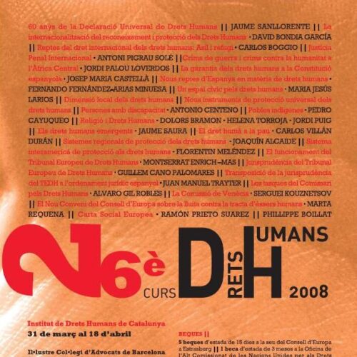 26è Curs Anual de Drets Humans