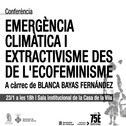 Conferència: Emergència climàtica i extractivisme des de l’ecofeminisme