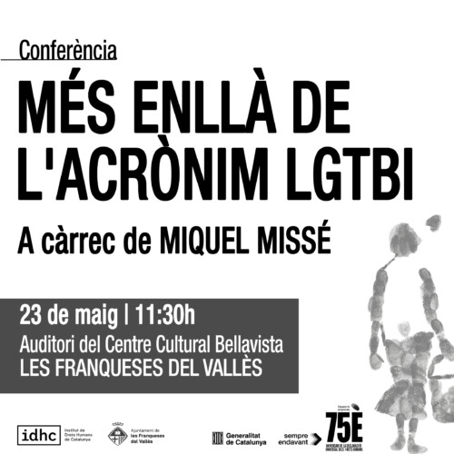Conferència: Més enllà de l’acrònim LGTBI