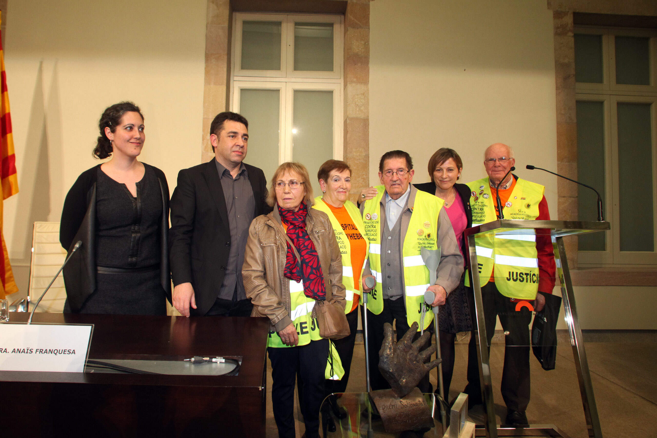 Los Iaioflautas y Catalunya Plural, protagonistas del Premi Solidaritat 2016