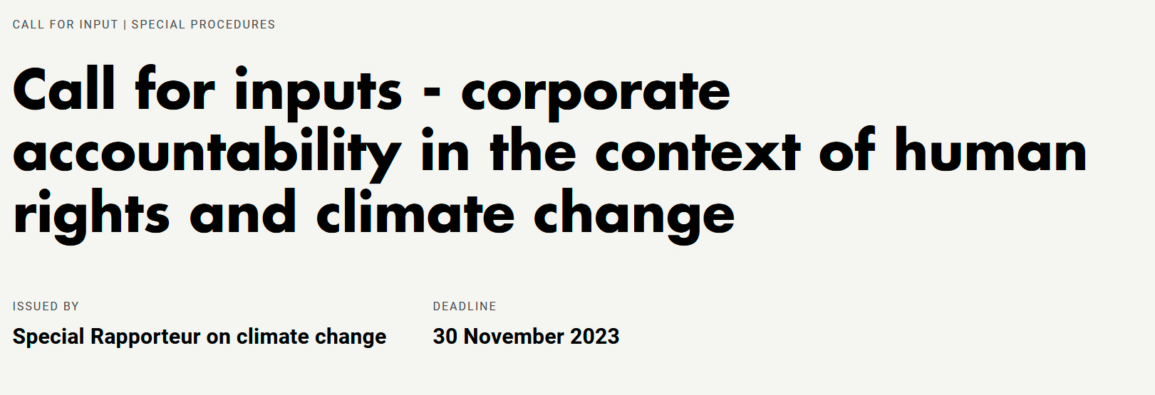 La responsabilidad de las empresas en el contexto de los derechos humanos y el cambio climático