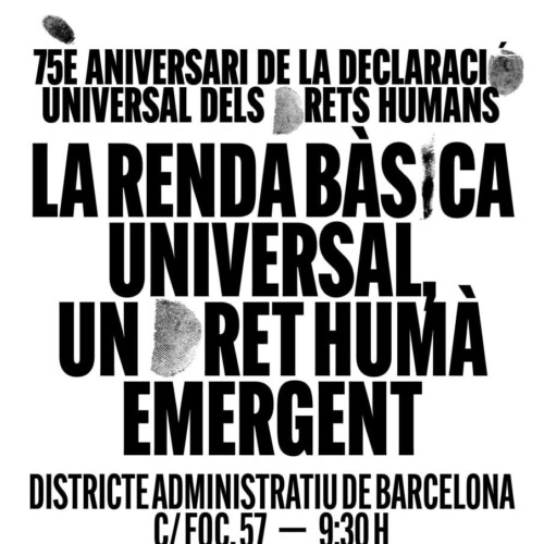 Jornada: La renda bàsica universal, un dret humà emergent