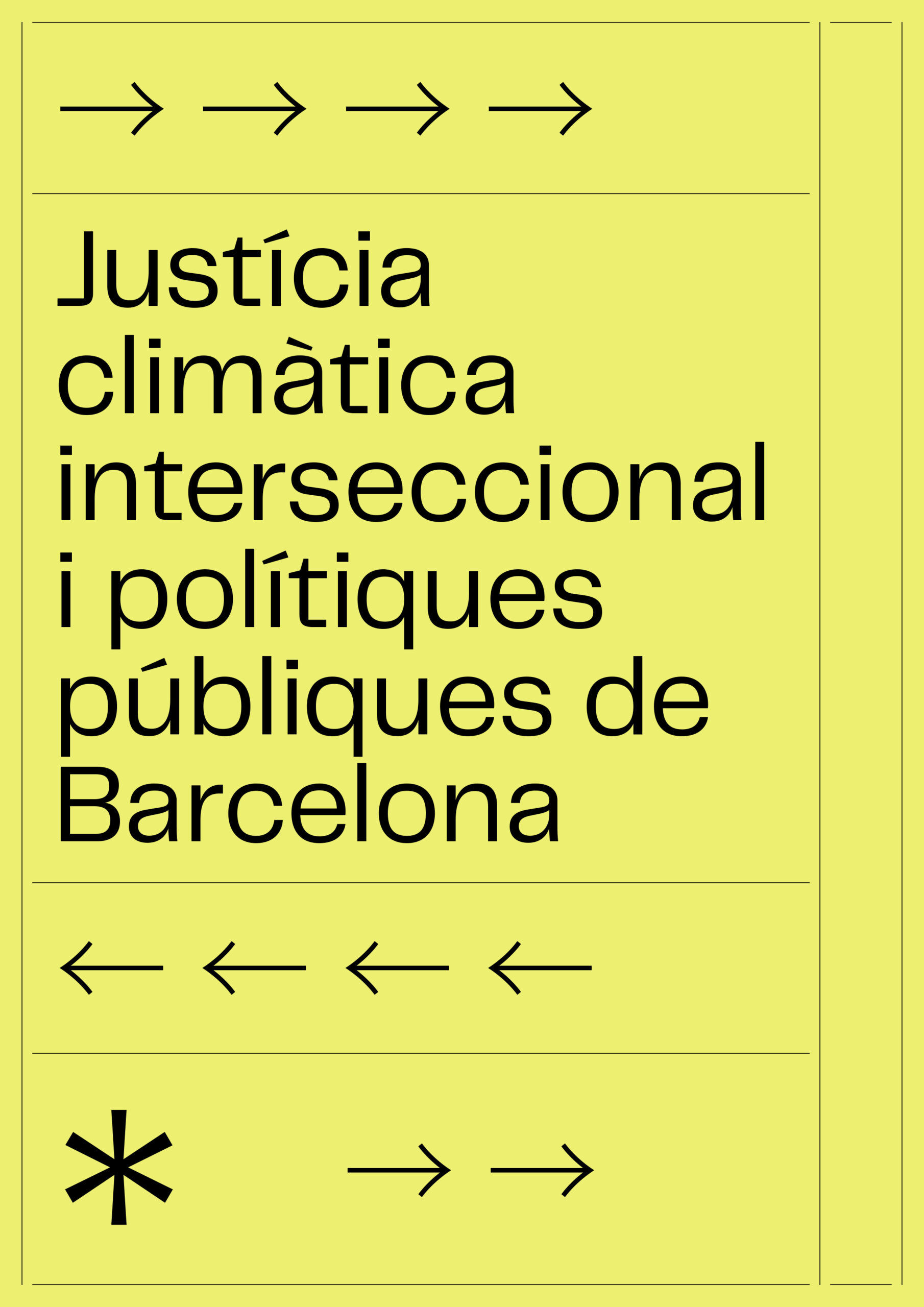 Justícia climàtica interseccional i polítiques públiques de Barcelona