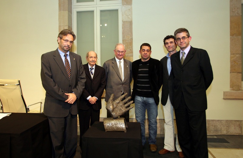 Jordi Cots i Moner, guardonat amb el Premi Solidaritat 2008