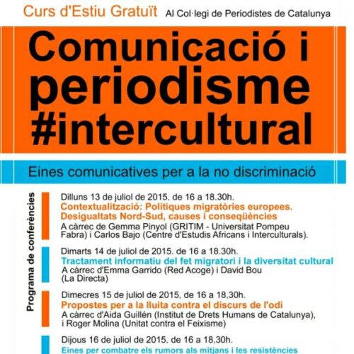 Curs d’Estiu Gratuït: Comunicació i periodisme #intercultural
