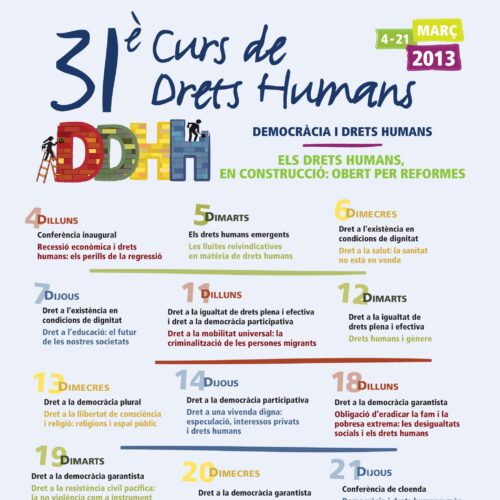 31è Curs Anual de Drets Humans